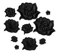 Qianyu 10 Stück Patches Zum Aufbügeln Bestickte Aufnäher Gestickt Patch Sticker 14 x 12 cm Blume Bügelflicken Bestickte für Hosen Jeans Hemden Kleidung Handarbeiten DIY T-Shirt