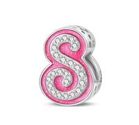 QIKAOLA 925 lettre en argent Sterling charmes A-Z Alphabet perles pour Pandora Bracelet et collier 26 lettres perles de charme pendentif fit pour les Bracelets européens collier pour femmes filles