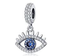 QIKAOLA 925 Sterling Silber Charms Beads für Pandora Armbänder Halskette Charms Anhänger Kompatibel mit europäischen Armbänder und Halsketten für Frauen Mädchen