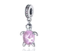 QIKAOLA Charm Anhänger für Frauen 925 Sterling Silber für Armband Charms Beads geeignet für Pandora Armband und Halskette, kompatibel mit europäischen Armbänder für Mädchen