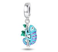 QIKAOLA Charm Anhänger für Frauen 925 Sterling Silber für Armband Charms Beads geeignet für Pandora Armband und Halskette, kompatibel mit europäischen Armbänder für Mädchen