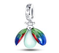 QIKAOLA Charm Anhänger für Frauen 925 Sterling Silber für Armband Charms Beads geeignet für Pandora Armband und Halskette, kompatibel mit europäischen Armbänder für Mädchen