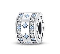 QIKAOLA Charm Anhänger für Frauen 925 Sterling Silber für Armband Charms Beads geeignet für Pandora Armband und Halskette, kompatibel mit europäischen Armbänder für Mädchen