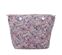 QIUMING 1 STÜCK Buntes, wasserdichtes Innenfutter, Reißverschlusstasche für Klassische Mini-Obag, Canvas- Innentasche für O Bag