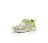 QJOY Kinder Turnschuhe Jungen Mädchen Klettverschluss Atmungsaktiv Sportschuhe Hallenschuhe Laufschuhe Sneaker Fitnessschuhe Outdoor Grün 29EU