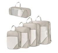 Qkbuza Gepäck-Kompressionsbeutel, Urlaubs-Verpackungs-Organizer, wasserdicht, platzsparend, faltbar, Tasche für Reisen, Umzug, Gepäck, Kleidung, Reisen, Kreuzfahrt