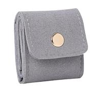 Qkbuza Mini Reise Schmuckbeutel 2 Stück Faltbarer Schmuckbeutel Organizer Reise-Halsketten-Organizer Mit Schnalle Trendige Aufbewahrung Für Ohrringe, Halsketten, Armbänder Für Unternehmen