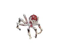 QKEPCY Gothic Spinnen Ringe,Open Vintage Punk Ringe,Punk Paarring mit Edelsteinen verstellbare Ringe,Halloween Tänze Partys Kostümzubehör Geschenk für Männer Frauen