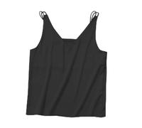 QKEPCY Tank Top Damen Vausschnitt Ärmellos Tops Sommer Elegant Spaghettiträger Basic Tops Trägertop Weste Ärmelloses Shirt Casual Oberteile Alltag Trägershirt