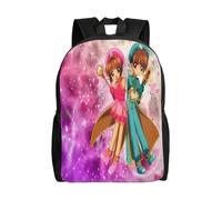 ql645 Card Captor Sakura Rucksäcke, lässige Tagesrucksäcke, Studenten-Büchertasche, bedruckter Schulranzen,
