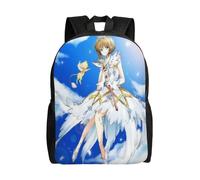 ql709 Card Captor Sakura Rucksäcke, lässige Tagesrucksäcke, Studenten-Büchertasche, bedruckter Schulranzen,