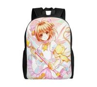 ql840 Card Captor Sakura Rucksäcke, lässige Tagesrucksäcke, Studenten-Büchertasche, bedruckter Schulranzen,