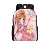ql858 Card Captor Sakura Rucksäcke, lässige Tagesrucksäcke, Studenten-Büchertasche, bedruckter Schulranzen,