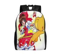 ql868 Card Captor Sakura Rucksäcke, lässige Tagesrucksäcke, Studenten-Büchertasche, bedruckter Schulranzen,