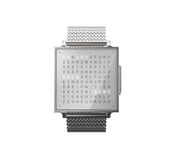 QLOCKTWO W Armbanduhr Normal (17 -22 cm) Fine Steel