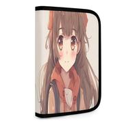 QMNRTK Anime Little Girl Multifunktionale kompakte Geldbörse für Ausweis, Stronghold Waltlet, Kreditkartenhalter, Geldbörse, Reißverschluss, Ledertasche, RFID-blockierend, Bifold Wallet für Männer und