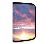 QMNRTK at Morning Multifunktionale, kompakte Geldbörse, Ausweis, Stronghold Waltlet, Kreditkartenhalter, Geldbörse, Reißverschluss, Ledertasche, RFID-blockierend, Bifold Wallet für Herren und Damen,