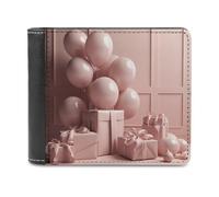 QMNRTK Balloons And Gifts Ledergeldbörse für Männer und Frauen, RFID-blockierend, extra Kapazität, ultrastarke Nähte, schlanke Geldscheinfach mit 8 Kartenfächern, Stil, Einheitsgröße, Stil:,