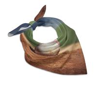 QMNRTK Baseball-Seidenschal, modisches Satin-Kopftuch, leichtes Kopftuch für Hals, Seidenschals für Damen und Herren, Boho-Haarwickel, Schlaftuch, Bandanas, Einstecktuch, 45,7 x 45,7 cm