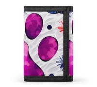 QMNRTK Bunte Pfoten-Geldbörse, schmal, personalisierbar, RFID-blockierend, für Damen und Herren, Einheitsgröße, Stil:, Einheitsgröße