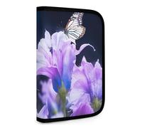 QMNRTK Campanula Multifunktionale, kompakte Brieftasche, Ausweis, Stronghold Waltlet, Kreditkartenhalter, Geldbörse, Reißverschluss, Ledertasche, RFID-blockierend, Bifold Wallet für Männer und Frauen,