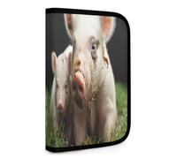 QMNRTK Cleanest Animals Multifunktionale kompakte Geldbörse für Ausweis, Kreditkartenetui, Reißverschluss, Lederetui, RFID-blockierend, Bifold Wallet für Männer und Frauen, Stil, Einheitsgröße, Stil:,