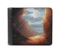 QMNRTK Cliff Geldbörse aus Leder im Querformat für Herren und Damen, RFID-blockierend, extra Kapazität, ultrastarke Nähte, schlanke Geldscheinfach mit 8 Kartenfächern, Stil, Einheitsgröße, Stil:,