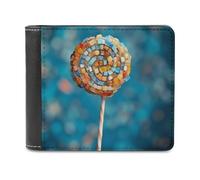 QMNRTK Colored Candy Leder-Geldbörse, Bifold Wallet für Herren und Damen, RFID-blockierend, extra Kapazität, ultrastarke Nähte, schlanke Geldscheinfach mit 8 Kartenfächern, Stil, Einheitsgröße, Stil:,