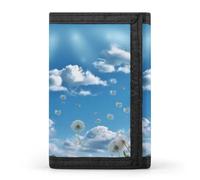 QMNRTK Dreifach gefaltete Geldbörse im Querformat, schlanke Brieftasche, personalisierbar, RFID-blockierend, für Damen und Herren, Einheitsgröße, Stil:, Einheitsgröße