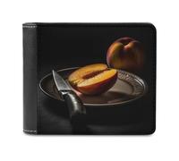 QMNRTK Geldbörse aus frischem Obstleder, Bifold Wallet für Männer und Frauen, RFID-blockierend, extra Kapazität, ultrastarke Nähte, schlanke Geldscheinfach mit 8 Kartenfächern, Stil, Einheitsgröße,