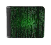 QMNRTK Geldbörse aus Leder für Herren und Damen, RFID-blockierend, extra Kapazität, ultrastarke Nähte, schlanke Geldscheinfach mit 8 Kartenfächern, Einheitsgröße, Grün, Stil:, Einheitsgröße