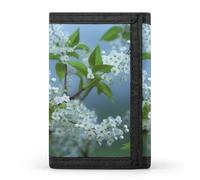 QMNRTK Geldbörse mit Vogelmotiv, dreifach gefaltet, schmal, personalisierbar, RFID-blockierend, für Damen und Herren, Einheitsgröße, Stil:, Einheitsgröße