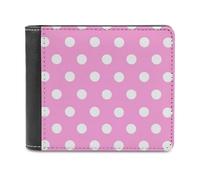 QMNRTK Gepunktete Ledergeldbörse für Herren und Damen, RFID-blockierend, extra Kapazität, ultrastarke Nähte, schlanke Geldscheinfach mit 8 Kartenfächern, Stil, Einheitsgröße, Stil:, Einheitsgröße