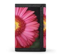 QMNRTK Gerbera Geldbörse mit Blumenmotiv, dreifach gefaltet, schmal, personalisierbar, RFID-blockierend, für Damen und Herren, Einheitsgröße, Stil:, Einheitsgröße