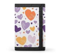 QMNRTK Have A Lot of Heart Geldbörse mit 3 Falten, schmal, personalisierbar, RFID-Gravur für Damen und Herren, Stil, Einheitsgröße, Stil, Stil:, one size