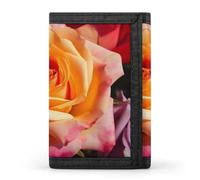 QMNRTK Hybrid-Geldbörse, dreifach gefaltet, schmal, personalisierbar, RFID-blockierend, für Damen und Herren, Einheitsgröße, Stil:, Einheitsgröße