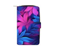 QMNRTK Kreditkartenetui, RFID-blockierend, schmal, echtes Leder, minimalistische Vordertasche, Geldbörse, Schlüsselanhänger, Geldbörse für Damen und Herren, 19,7 x 11 x 3,5 cm, Stil:, 19.7x11x3.5cm