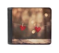 QMNRTK Love Heart Label Ledergeldbörse für Männer und Frauen, RFID-blockierend, extra Kapazität, ultrastarke Nähte, schlanke Geldscheinfach mit 8 Kartenfächern, Stil, Einheitsgröße, Stil:,