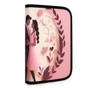 QMNRTK Love Paper Cut Multifunktions-Geldbörse, kompakt, Ausweis, Stronghold Waltlet, Kreditkartenhalter, Geldbörse, Reißverschluss, Ledertasche, RFID-blockierend, Bifold Wallet für Männer und Frauen,