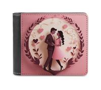 QMNRTK Love Papierschnitt-Ledergeldbörse für Männer und Frauen, RFID-blockierend, extra Kapazität, ultrastarke Nähte, schlanke Geldscheinfach mit 8 Kartenfächern, Stil, Einheitsgröße, Stil:,