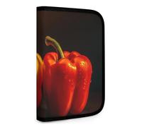 QMNRTK Multifunktionale, kompakte Geldbörse für Ausweise, Waltlet, Kreditkartenetui, Reißverschluss, Lederetui, RFID-blockierend, faltbar, für Herren und Damen, Einheitsgröße, Stil:, Einheitsgröße