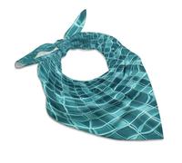 QMNRTK Schwimmbad-Schal aus Seide, modisches Satin-Kopftuch, leichtes Kopftuch für Hals, Seidentücher für Damen und Herren, Boho-Haarwickel, Schlaftuch, Bandana, Einstecktuch, 63,5 x 63,5 cm, Weiß, 25