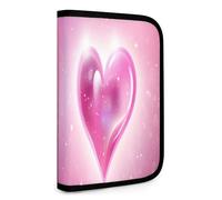 QMNRTK Star Love Style Multifunktionale kompakte Geldbörse für Ausweis, Stronghold Waltlet, Kreditkartenhalter, Geldbörse, Reißverschluss, Ledertasche, RFID-blockierend, Bifold Wallet für Männer und