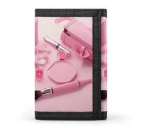 QMNRTK Sweet Cosmetics dreifach gefaltete Geldbörse, schmale Geldbörse, personalisierbar, RFID-blockierend, für Damen und Herren, Einheitsgröße, Stil:, Einheitsgröße