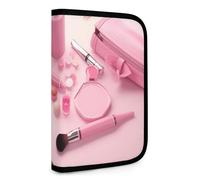 QMNRTK Sweet Cosmetics Multifunktionale, kompakte Geldbörse, Ausweis, Stronghold Waltlet, Kreditkartenhalter, Geldbörse, Reißverschluss, Ledertasche, RFID-blockierend, Bifold Wallet für Männer und