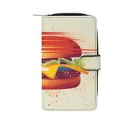 QMNRTK Tomorrow I'll Start Running Kreditkarten-Geldbörse, RFID-blockierend, schmal, faltbar, echtes Leder, minimalistische Vordertasche, Geldbörse, Schlüsselanhänger, Geldbörse für Männer und Frauen,