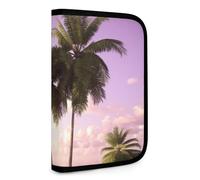 QMNRTK Tropical Tree Multifunktions-Geldbörse, kompakt, Ausweis, Stronghold Waltlet, Kreditkartenhalter, Geldbörse, Reißverschluss, Lederetui, RFID-blockierend, Bifold Wallet für Männer und Frauen,