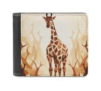 QMNRTK Wildtier-Giraffen-Muster, Ledergeldbörse für Männer und Frauen, RFID-blockierend, extra Kapazität, ultrastarke Nähte, schlanke Geldscheinfach mit 8 Kartenfächern, Stil, Einheitsgröße, Stil:,