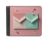 QMNRTK Zwei Umschläge, Ledergeldbörse für Männer und Frauen, RFID-blockierend, extra Kapazität, ultrastarke Nähte, schlanke Geldscheinfach mit 8 Kartenfächern, Stil, Einheitsgröße, Stil:,