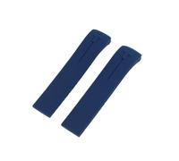 QNGMKBKTDZ 20 mm 21 mm Silikon-Uhrenarmband, passend for Tissot, passend for T-Touch T013 T81 T091 T33 T047, gebogenes Ende, Gummiarmband, Orange, Schwarz, Blau, Rot(A1,20mm)